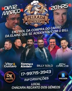 Grande Peixada Beneficente, quinta – 12 março