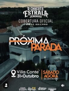 O CHICOTE VAI ESTRALAR EM RIO PRETO! Dia 31 de outubro